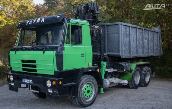 Tatra T-815, 208kW, M5 / AJ NA SPLÁTKY / PROTIÚČET / 1986 zelená