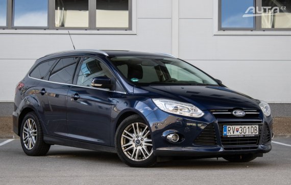 Ford Focus Kombi 2.0 TDCi Titanium A/T, 120 kW (2012) / AJ NA SPLÁTKY / PROTIÚČET / 2012 modrá