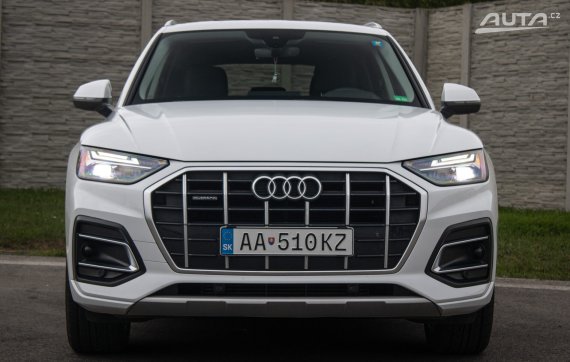 Audi Q5 45 2.0 TFSI mHEV quattro S tronic, 195 kW, A7 / AJ NA SPLÁTKY / PROTIÚČET / 2021 bílá