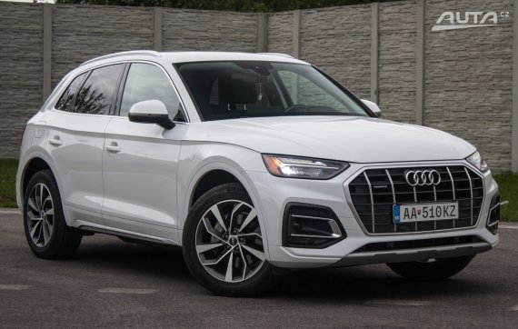 Audi Q5 45 2.0 TFSI mHEV quattro S tronic, 195 kW, A7 / AJ NA SPLÁTKY / PROTIÚČET / 2021 bílá
