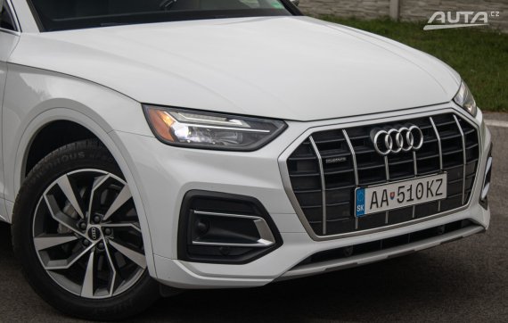 Audi Q5 45 2.0 TFSI mHEV quattro S tronic, 195 kW, A7 / AJ NA SPLÁTKY / PROTIÚČET / 2021 bílá