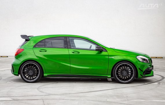 Mercedes-Benz A trieda Mercedes-AMG A45 4Matic A/T, 280 kW, A7, 5d. / AJ NA SPLÁTKY / PROTIÚČET / 2017 zelená