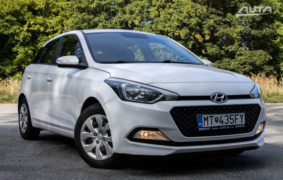 Hyundai i20 1.2i 55kW (2017) / AJ NA SPLÁTKY / PROTIÚČET / 2017 bílá