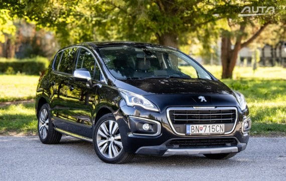Peugeot 3008 2.0 BlueHDi Allure 110kW MT/6 2016 / AJ NA SPLÁTKY / PROTIÚČET 2016 černá