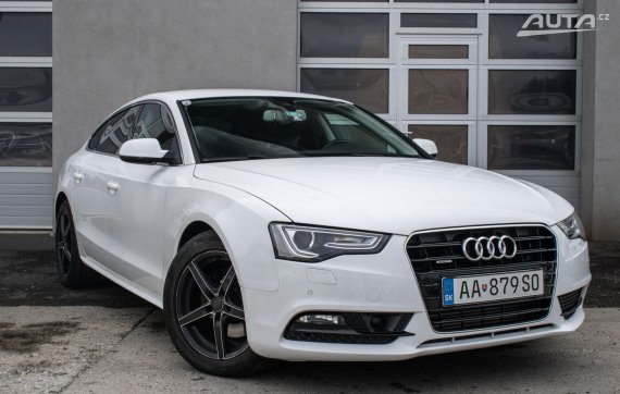 Audi A5 Sportback 2.0 TDI Quattro S tronic / 130kW / A7 / ZÁRUKA / AJ NA SPLÁTKY / PROTIÚČET 2013 bílá