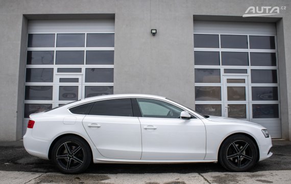 Audi A5 Sportback 2.0 TDI Quattro S tronic / 130kW / A7 / ZÁRUKA / AJ NA SPLÁTKY / PROTIÚČET 2013 bílá