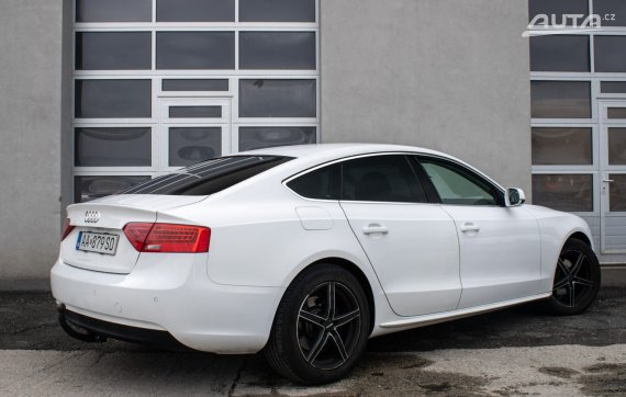 Audi A5 Sportback 2.0 TDI Quattro S tronic / 130kW / A7 / ZÁRUKA / AJ NA SPLÁTKY / PROTIÚČET 2013 bílá