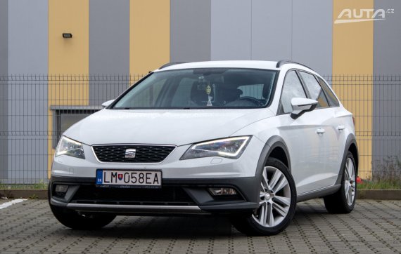 Seat Leon ST 2.0 TDI X-Perience DSG 4x4 / 135kW / A6 / ZÁRUKA / AJ NA SPLÁTKY / PROTIÚČET 2015 - hlavní pohled