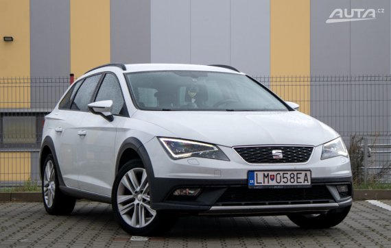 Seat Leon ST 2.0 TDI X-Perience DSG 4x4 / 135kW / A6 / ZÁRUKA / AJ NA SPLÁTKY / PROTIÚČET 2015 bílá