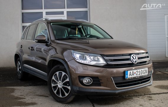 Volkswagen Tiguan 1.4 TSI 4-Motion Sport &amp; Style / 118kW / M6 / ZÁRUKA / AJ NA SPLÁTKY / PROTIÚČET 2013 hnědá