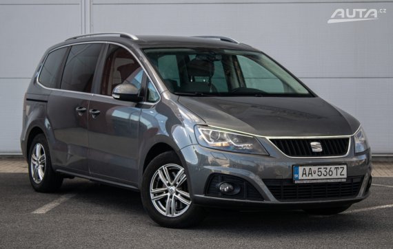 Seat Alhambra 2.0 TDI Style, 103kW (2015) / AJ NA SPLÁTKY / PROTIÚČET / 2015 šedá