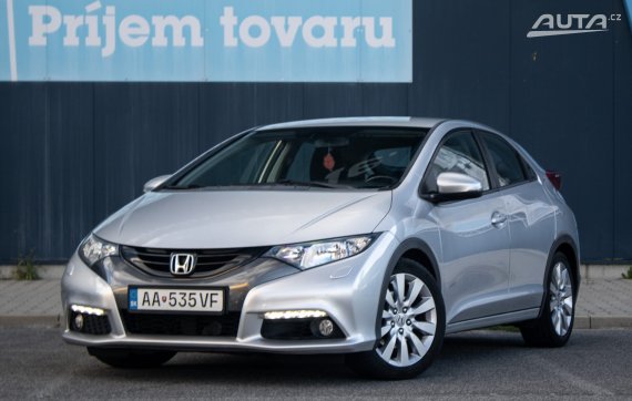 Honda Civic 1.6 i-DTEC / 88kW / M6 / ZÁRUKA / AJ NA SPLÁTKY / PROTIÚČET 2013 - hlavní pohled
