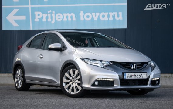 Honda Civic 1.6 i-DTEC / 88kW / M6 / ZÁRUKA / AJ NA SPLÁTKY / PROTIÚČET 2013 stříbrná metalíza