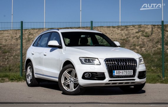 Audi Q5 2.0 TDI 177k DPF quattro S tronic, 130 kW, A7. / AJ NA SPLÁTKY / PROTIÚČET / 2012 bílá