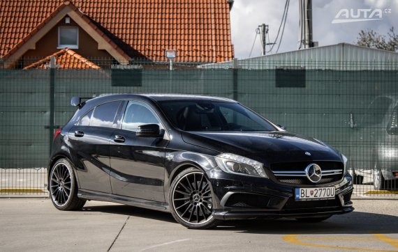 Mercedes-Benz A trieda 45 AMG 4Matic, 265 kW, A7, 5d. / AJ NA SPLÁTKY / PROTIÚČET / 2013 černá