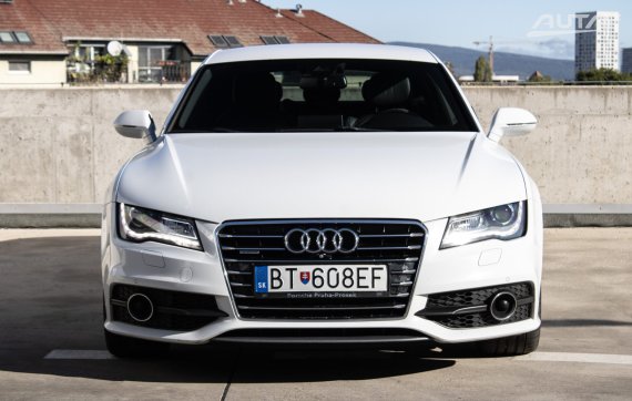 Audi A7 S-line 3.0 TDI Quattro 180kW AT/7 2014 / AJ NA SPLÁTKY / PROTIÚČET 2014 bílá