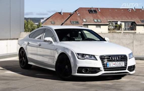 Audi A7 S-line 3.0 TDI Quattro 180kW AT/7 2014 / AJ NA SPLÁTKY / PROTIÚČET 2014 bílá