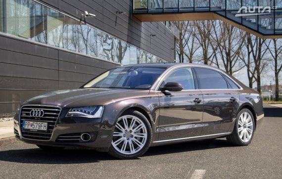 Audi A8 Long 4.0 TFSI V8 quattro tiptronic / 309kW / ZÁRUKA / AJ NA SPLÁTKY / PROTIÚČET 2013 - hlavní pohled