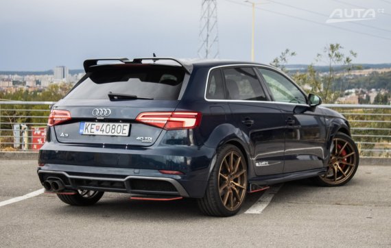 Audi A3 Sportback 2.0 TDI quattro S tronic S line, 135kW (2019) / AJ NA SPLÁTKY / PROTIÚČET / 2019 modrá