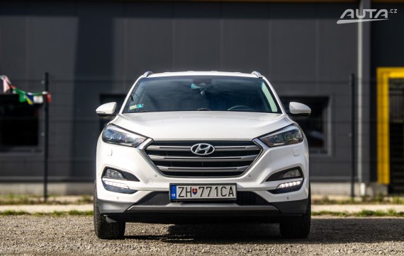 Hyundai Tucson 1.6 T-GDi 130kW 4x4 AT/7 2015 / AJ NA SPLÁTKY / PROTIÚČET 2015 bílá