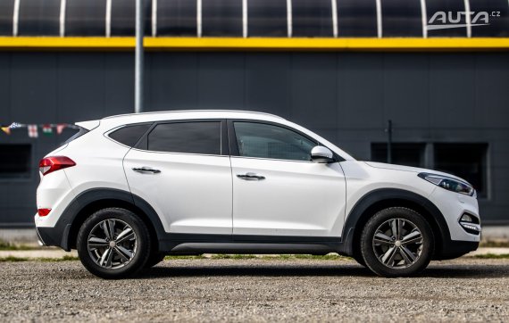 Hyundai Tucson 1.6 T-GDi 130kW 4x4 AT/7 2015 / AJ NA SPLÁTKY / PROTIÚČET 2015 bílá