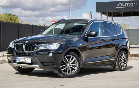 BMW X3 xDrive20d A/T, 135 kW, A8, 5d. / AJ NA SPLÁTKY / PROTIÚČET / 2012 - hlavní pohled
