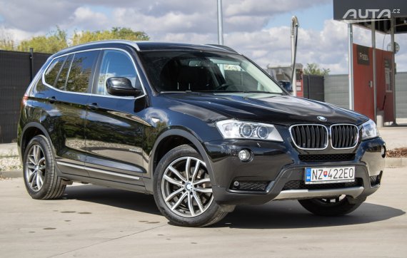 BMW X3 xDrive20d A/T, 135 kW, A8, 5d. / AJ NA SPLÁTKY / PROTIÚČET / 2012 černá