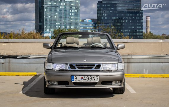 Saab 9-3 Cabriolet Cabrio 2.0 Lpt, 110kW, M5, 2d. / AJ NA SPLÁTKY / PROTIÚČET / 2002 šedá