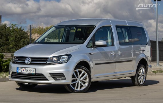 Volkswagen Caddy Generation Four 2.0 TDI 4Motion DSG MAXI, 110 kW, A6. / AJ NA SPLÁTKY / PROTIÚČET / 2017 - hlavní pohled