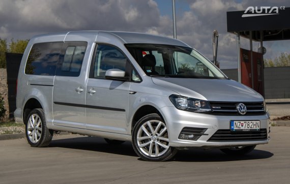 Volkswagen Caddy Generation Four 2.0 TDI 4Motion DSG MAXI, 110 kW, A6. / AJ NA SPLÁTKY / PROTIÚČET / 2017 stříbrná metalíza