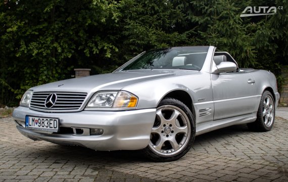 Mercedes-Benz SL 500 R129 Silver Arrow / 225kW / A5 / AJ NA SPLÁTKY / PROTIÚČET 2002 - hlavní pohled