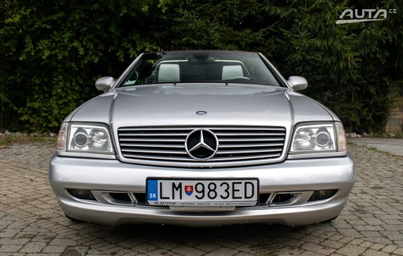 Mercedes-Benz SL 500 R129 Silver Arrow / 225kW / A5 / AJ NA SPLÁTKY / PROTIÚČET 2002 stříbrná metalíza