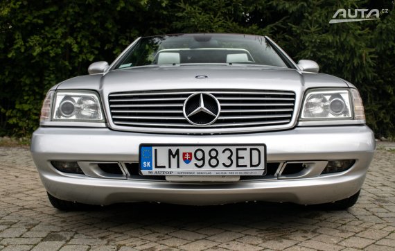 Mercedes-Benz SL 500 R129 Silver Arrow / 225kW / A5 / AJ NA SPLÁTKY / PROTIÚČET 2002 stříbrná metalíza