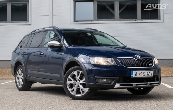 Škoda Octavia Combi 2.0 TDI Scout 4x4 DSG, 135kW (2015) / AJ NA SPLÁTKY / PROTIÚČET / 2015 modrá