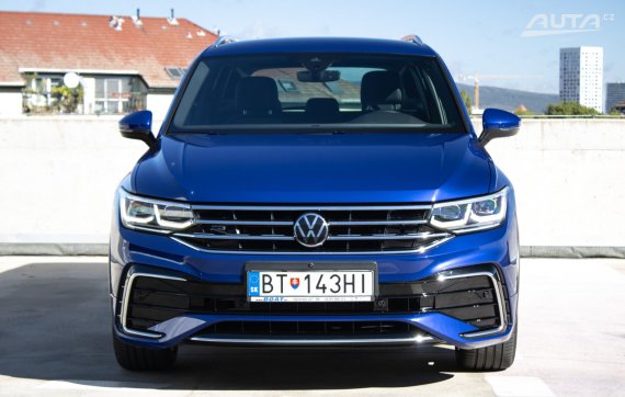 Volkswagen Tiguan 1.5 TSI EVO R-Line AT/7 110kW 2022 / AJ NA SPLÁTKY / PROTIÚČET 2022 modrá