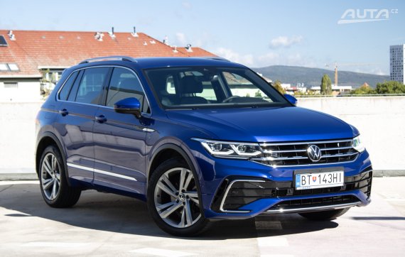 Volkswagen Tiguan 1.5 TSI EVO R-Line AT/7 110kW 2022 / AJ NA SPLÁTKY / PROTIÚČET 2022 modrá