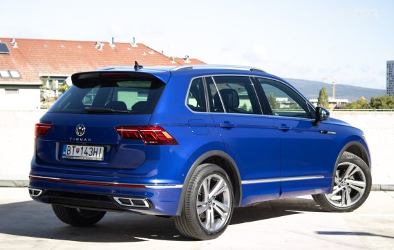 Volkswagen Tiguan 1.5 TSI EVO R-Line AT/7 110kW 2022 / AJ NA SPLÁTKY / PROTIÚČET 2022 modrá
