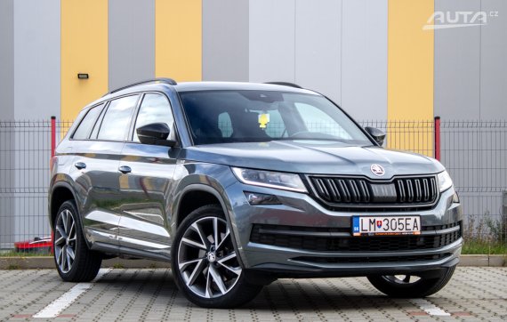 Škoda Kodiaq 2.0 TDI Sportline DSG 4x4 / 140kW / A7 / ZÁRUKA / AJ NA SPLÁTKY / PROTIÚČET 2019 šedá