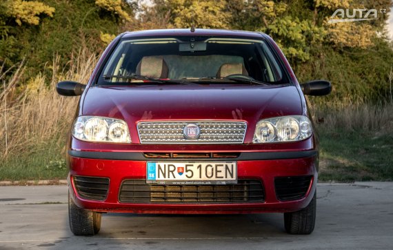 Fiat Punto 1.2 Classic / 44kW / M5 / AJ NA SPLÁTKY / PROTIÚČET 2008 červená