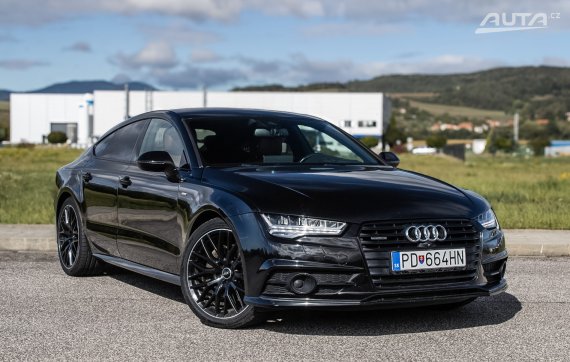 Audi A7 3.0 TDI Quattro S-line 200kW AT/7 2018 / AJ NA SPLÁTKY / PROTIÚČET 2018 černá