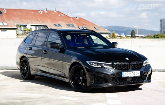 BMW Rad 3 Touring M340d xDrive 250kW AT/8 2020 / AJ NA SPLÁTKY / PROTIÚČET 2020 černá