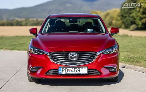 Mazda 6 2.5 Skyactiv-G Revolution TOP 2016 AT 141kW / AJ NA SPLÁTKY / PROTIÚČET 2016 červená