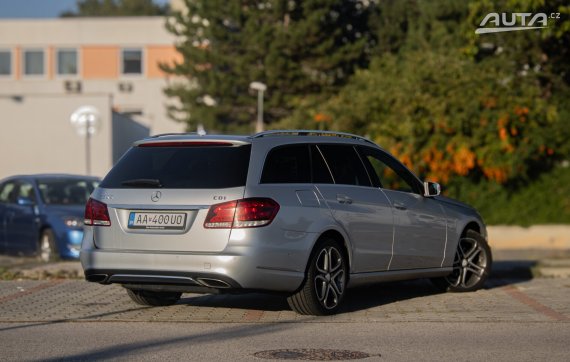Mercedes-Benz E trieda Kombi 200 CDI BlueTEC Avantgarde A/T W212, 100 kW, A7. / AJ NA SPLÁTKY / PROTIÚČET / 2013 stříbrná metalíza