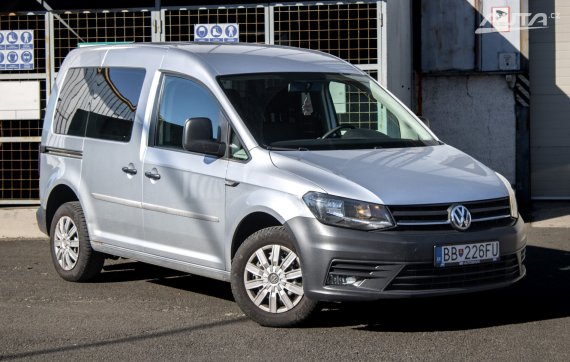 Volkswagen Caddy 2.0 TDI BMT / 55kW / M5 / ZÁRUKA / AJ NA SPLÁTKY / PROTIÚČET 2017 stříbrná metalíza