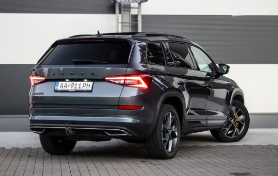 Škoda Kodiaq 2.0 TDI SCR Sportline 110kW AT/7 / AJ NA SPLÁTKY / PROTIÚČET 2020 šedá