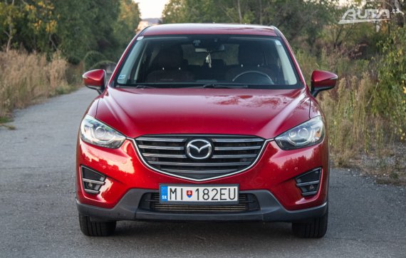 Mazda CX-5 2.2 Skyactiv-D A/T, 110kW (2016) / AJ NA SPLÁTKY / PROTIÚČET / 2016 červená