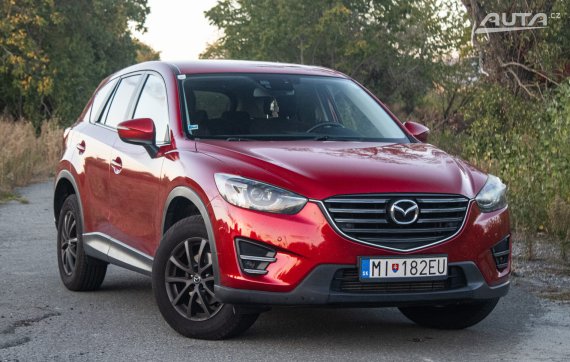 Mazda CX-5 2.2 Skyactiv-D A/T, 110kW (2016) / AJ NA SPLÁTKY / PROTIÚČET / 2016 červená