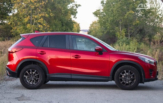Mazda CX-5 2.2 Skyactiv-D A/T, 110kW (2016) / AJ NA SPLÁTKY / PROTIÚČET / 2016 červená