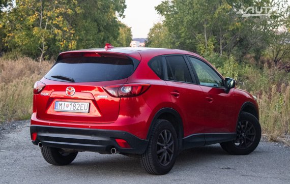 Mazda CX-5 2.2 Skyactiv-D A/T, 110kW (2016) / AJ NA SPLÁTKY / PROTIÚČET / 2016 červená