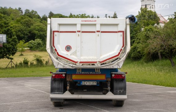 Schwarzmuller vyklápací náves /AJ NA SPLÁTKY - PROTIHODNOTA/ 2014 modrá